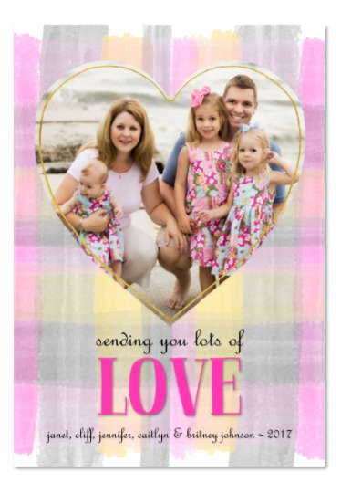 Big Heart photo card