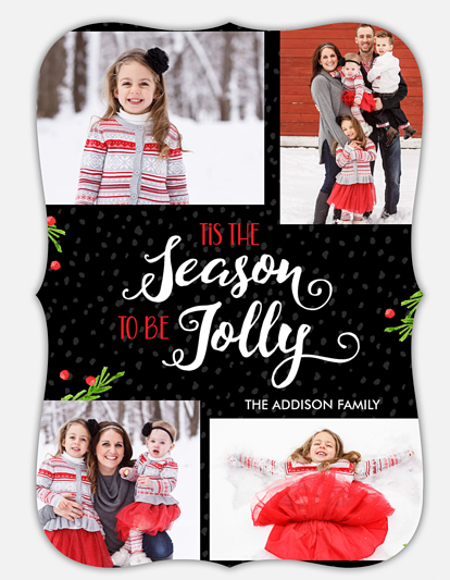 Gleeful Season photo card