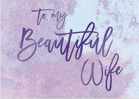 You Are Beautiful watercolor greeting card