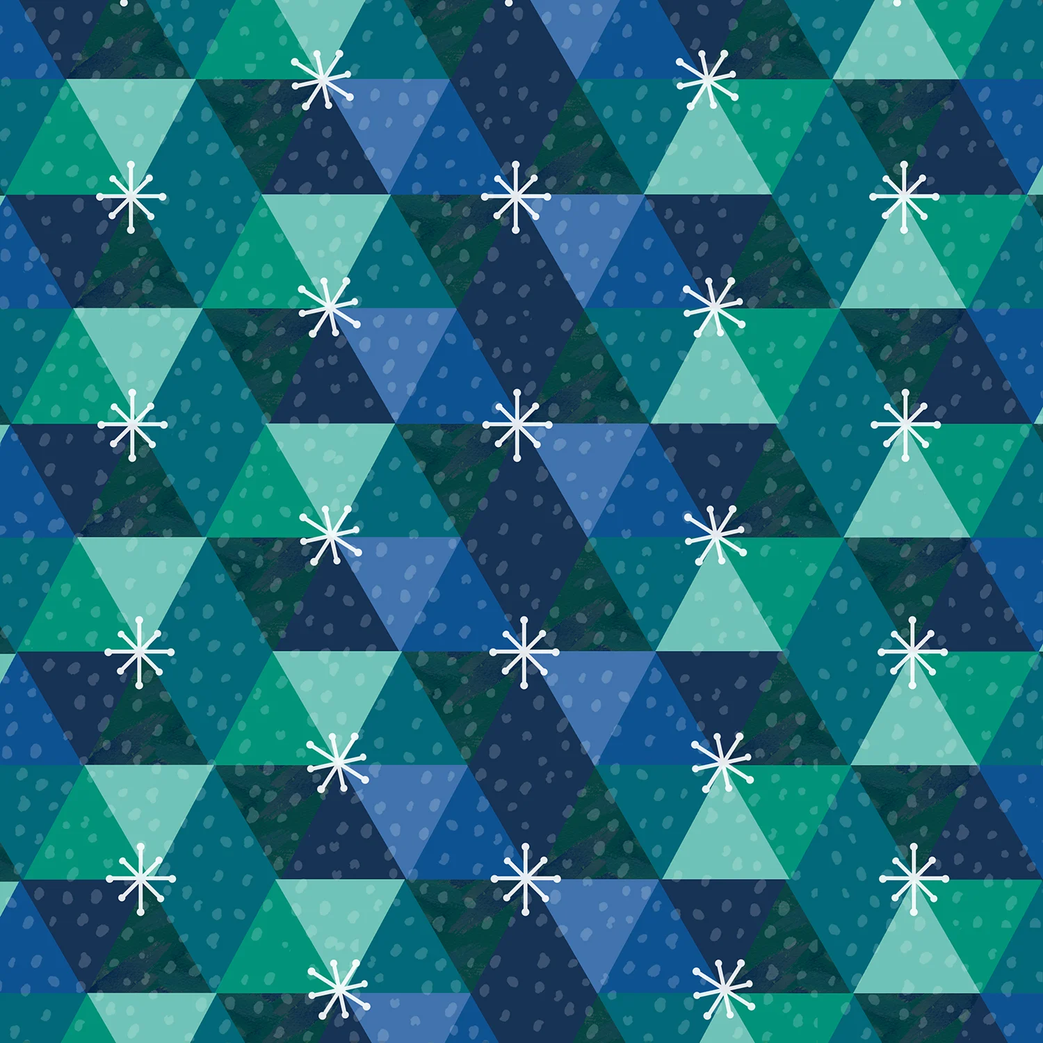 Holiday Diamonds & Snowflakes