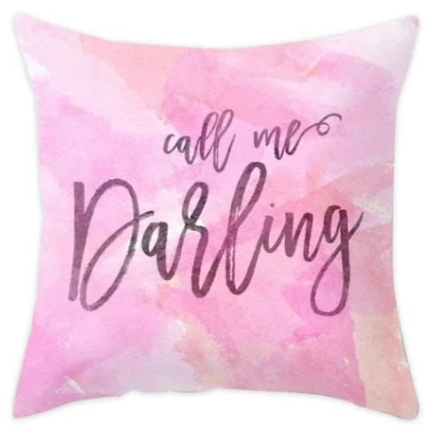 Call Me Darling pillow - sold in my Society6 shop