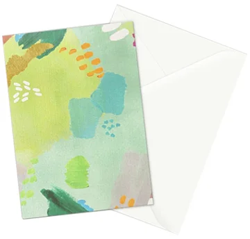 Bright Paints + Gold greeting card - set of 3 cards can be purchased in my Society6 shop