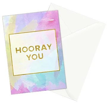 Hooray You greeting card - set of 3 cards can be purchased in my Society6 shop