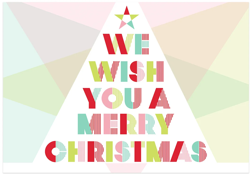 We Wish You A Merry Christmas card