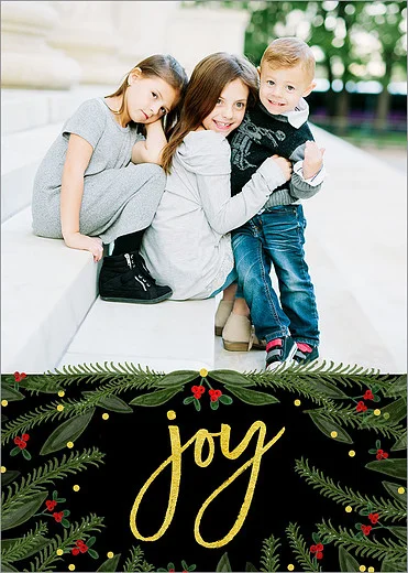 Scented Spruce holiday photo card