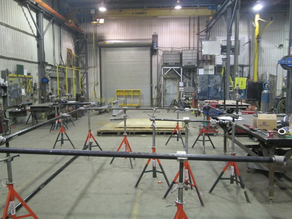 Fabrication de tuyauterie sous pression selon ASME B31.1, B31.3 ou B31.5. Manufacturing of power and process piping as per ASME B31.1, B31.3 or B31.5.
