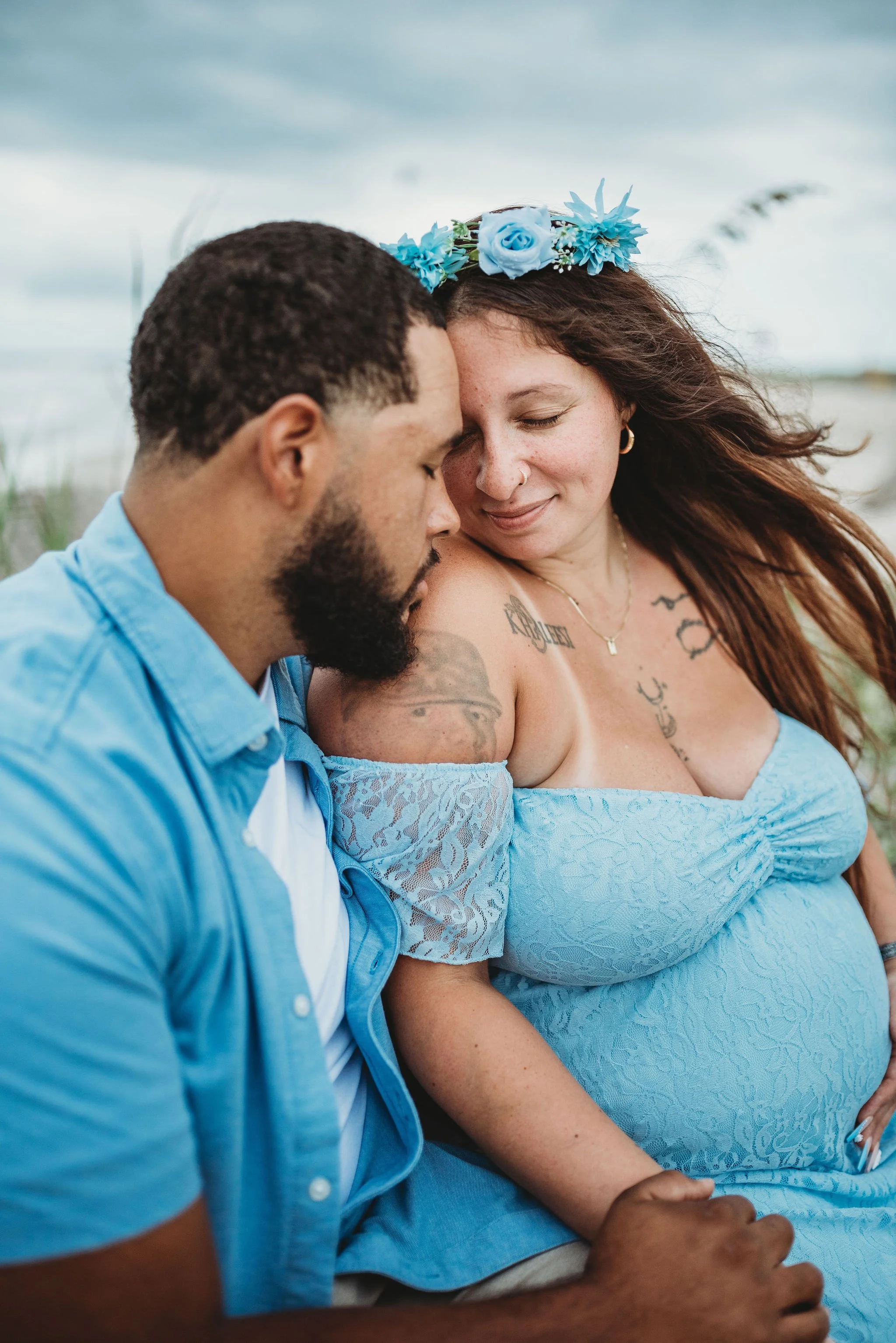family and maternity photography sessions in Wilmington NC Beach