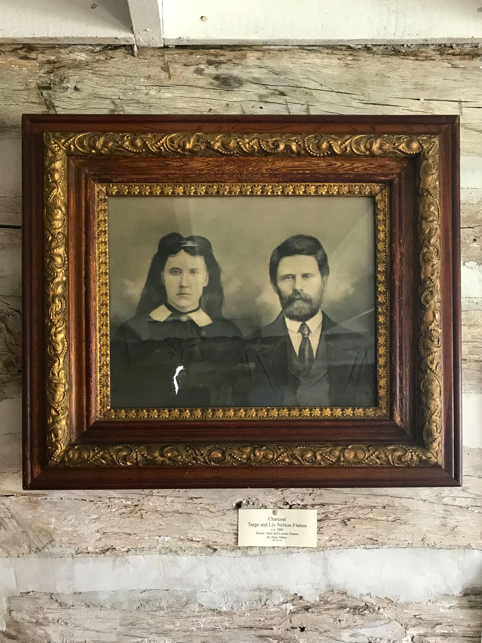 Targe and Liv Nelson Flatten, ca. 1880. Credit: Houston County Historical Society.