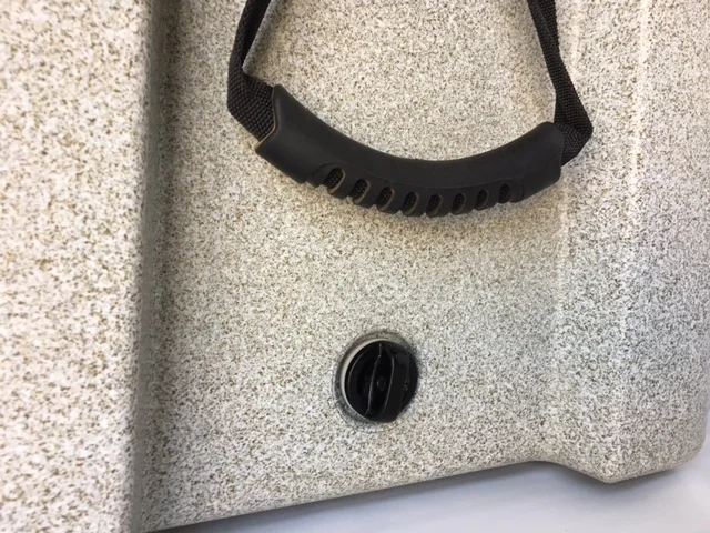 Alpha Pro Series rope handle and drain plug location