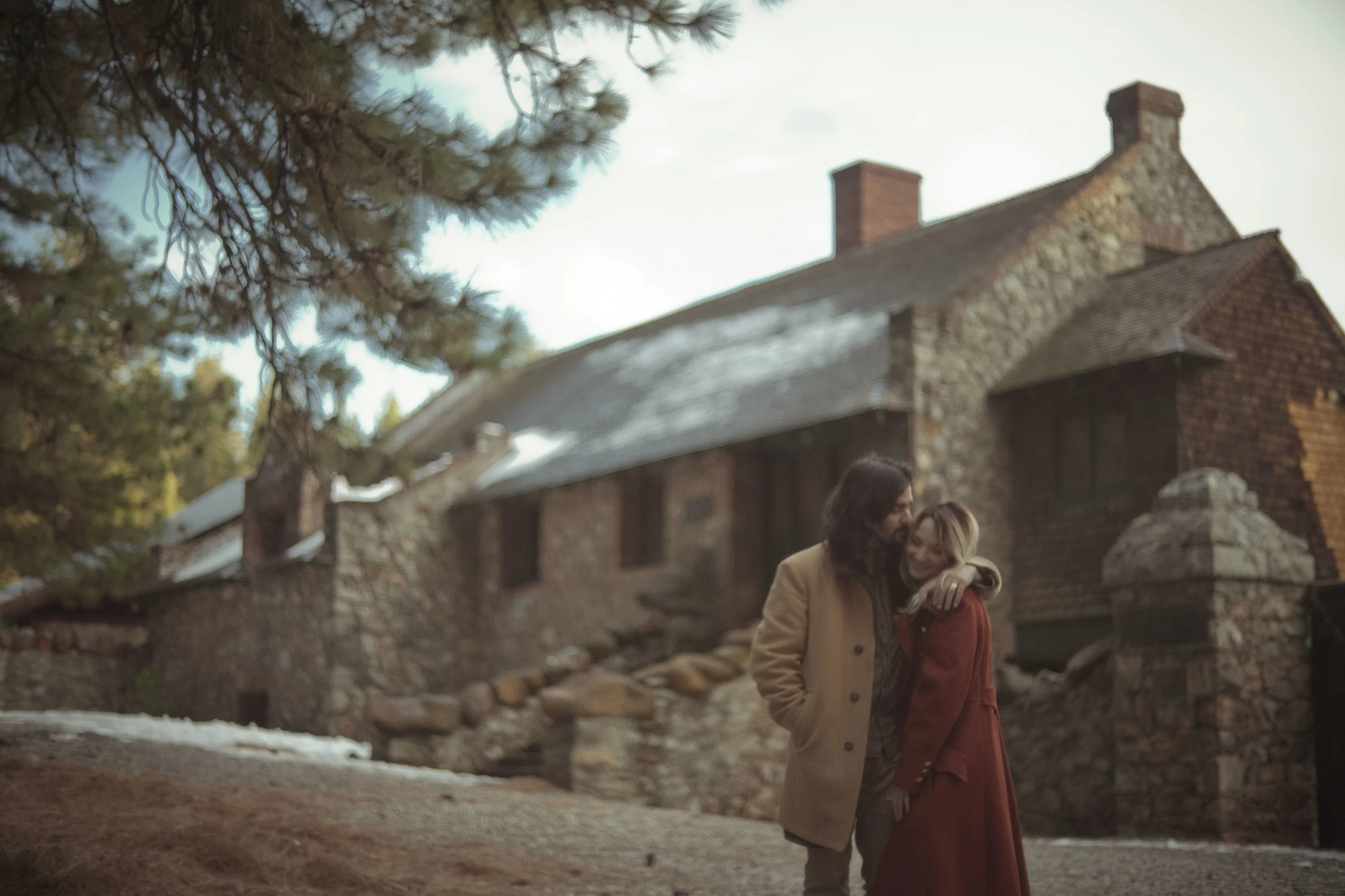 Then the snow started falling