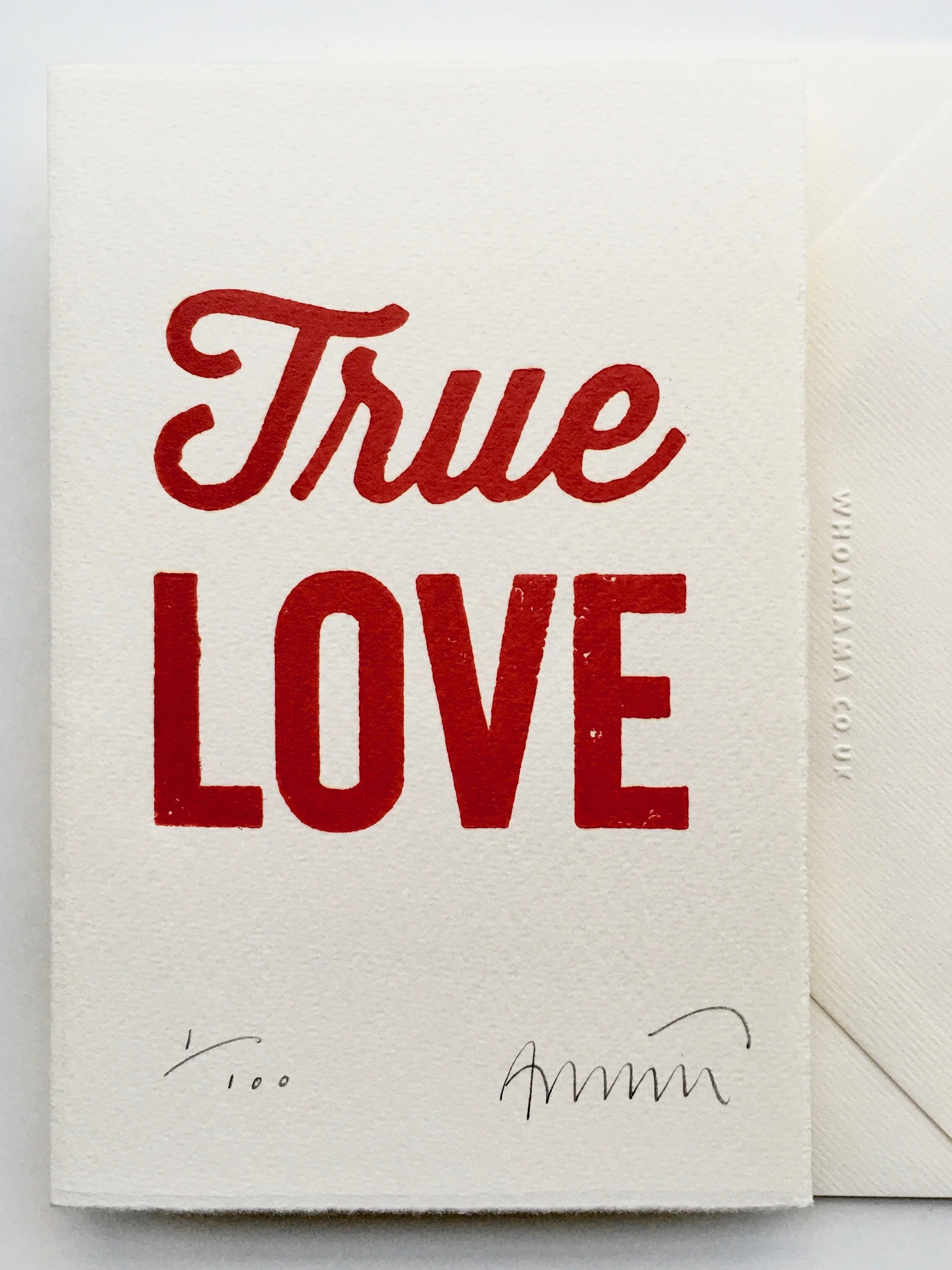 TRUE LOVE CARD