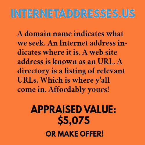 INTERNETADDRESSES.US