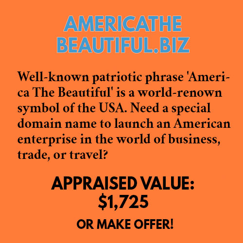 AMERICATHEBEAUTIFUL.BIZ