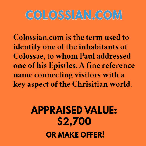 COLOSSIAN.COM