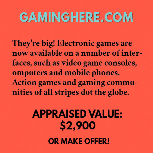 GAMINGHERE.COM