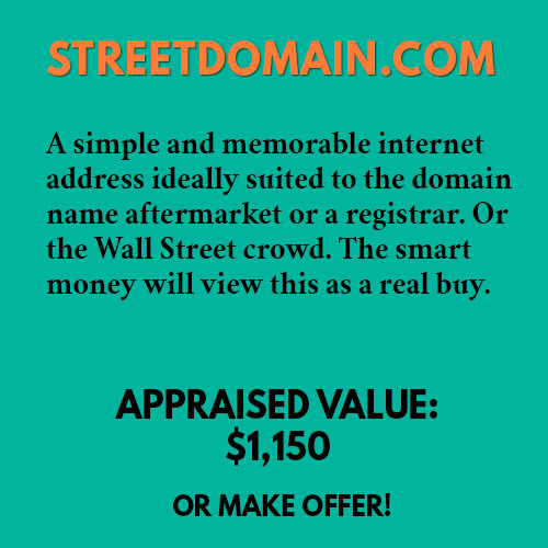 STREETDOMAIN.COM