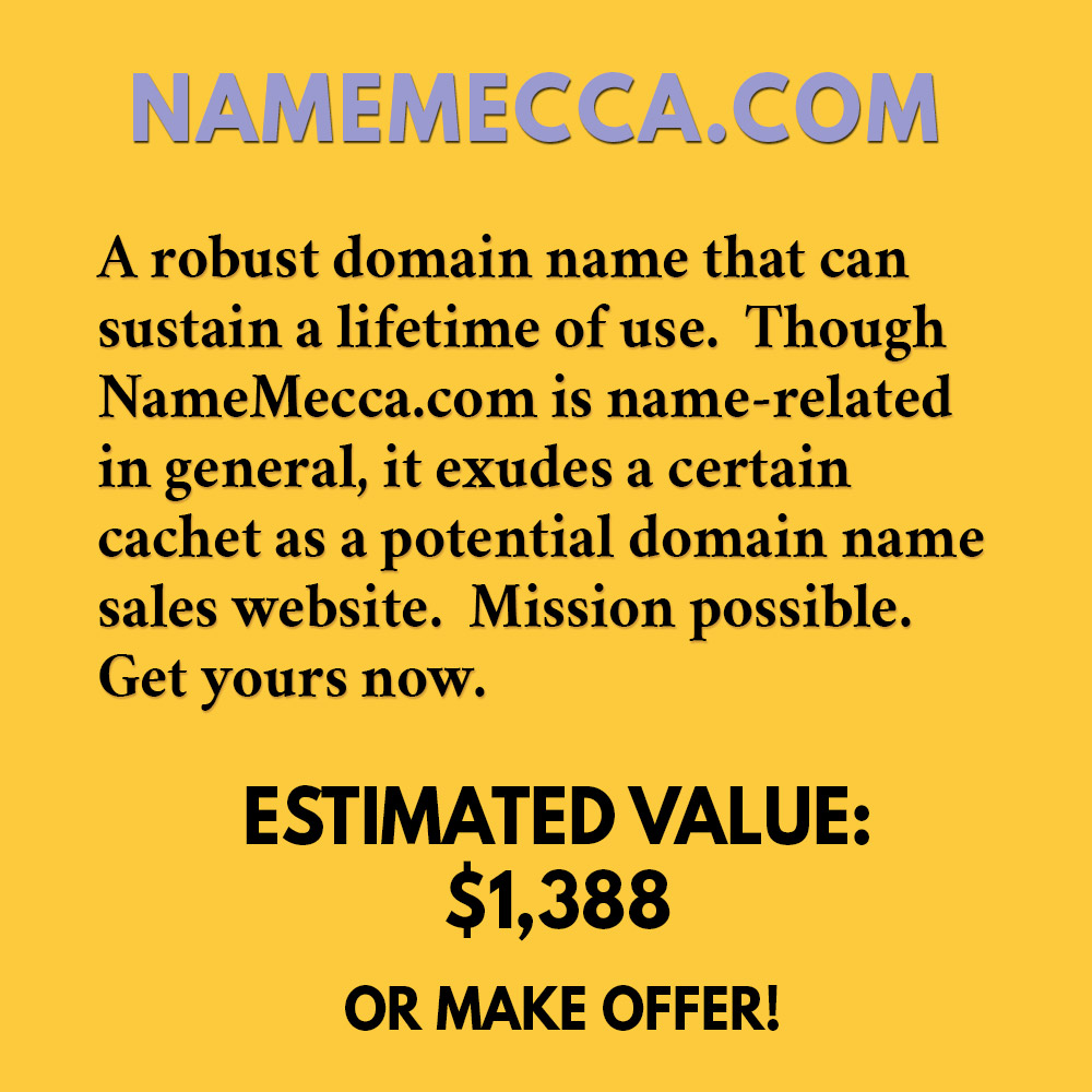 NAMEMECCA.COM