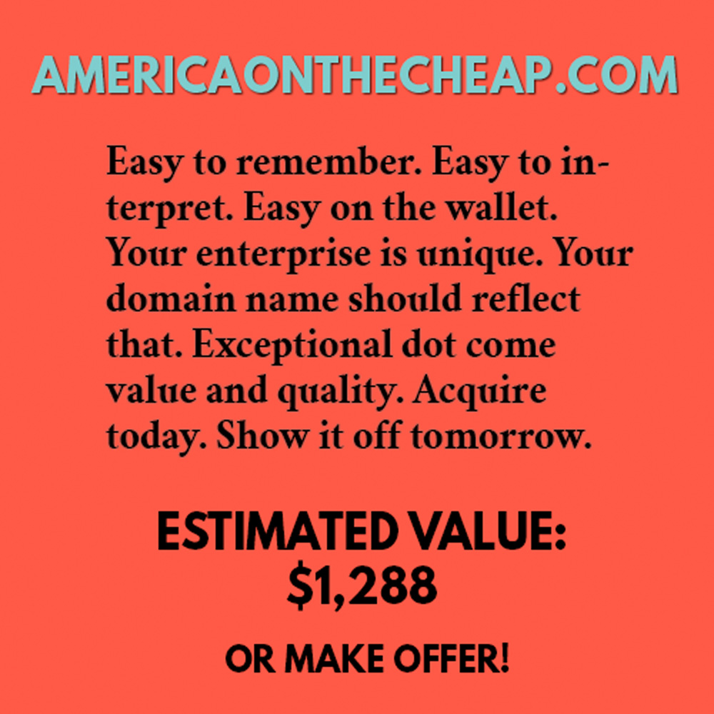 AMERICAONTHECHEAP.COM