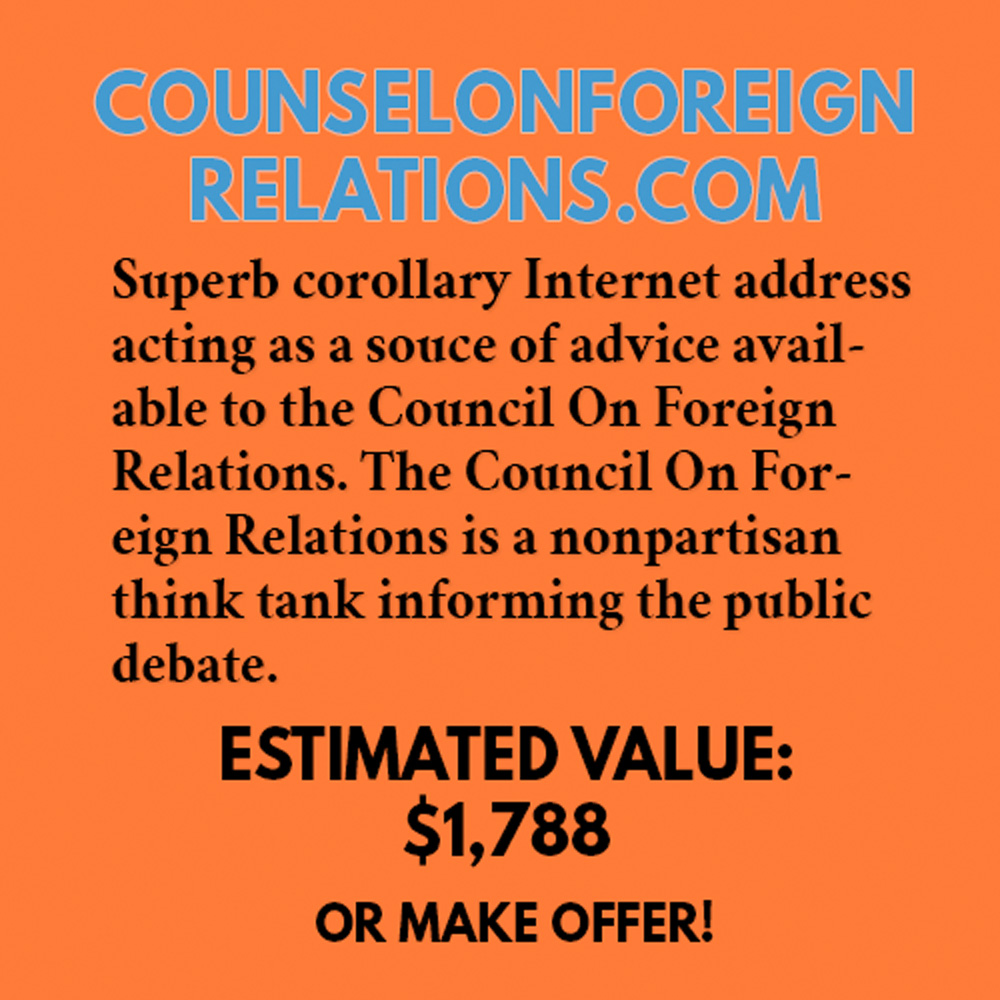 COUNSELONFOREIGNRELATIONS.COM