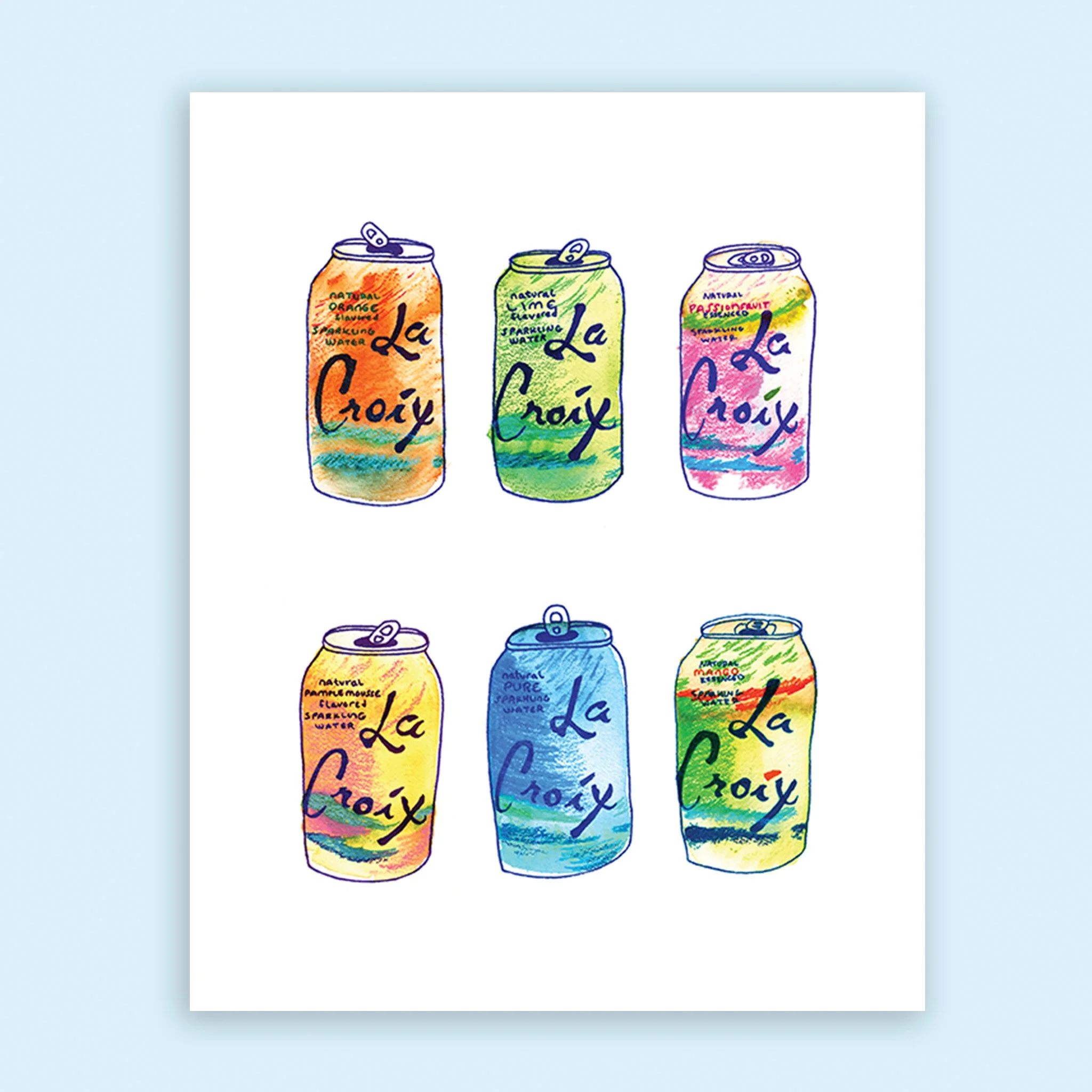 Sparkling Water Print