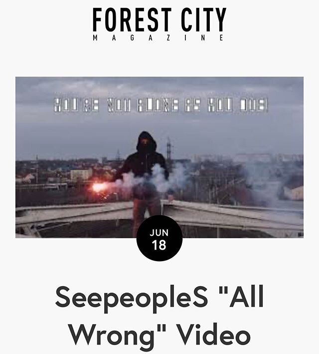 Huge thanks to @forestcitymagazine for hosting the premiere of our surprise lyric video release!  Hope you enjoy (2 cents)
😉

https://www.forestcitymagazine.com/home/allwrongvideo (Video created by @sparxsea - all wrong was recorded at the now gone 