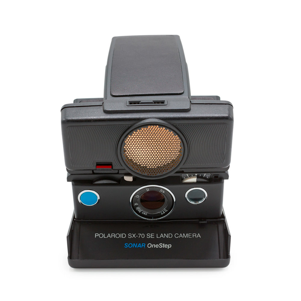 embargo Incredible Unchanged Polaroid SX-70 Sonar, Black — Brooklyn Film Camera
