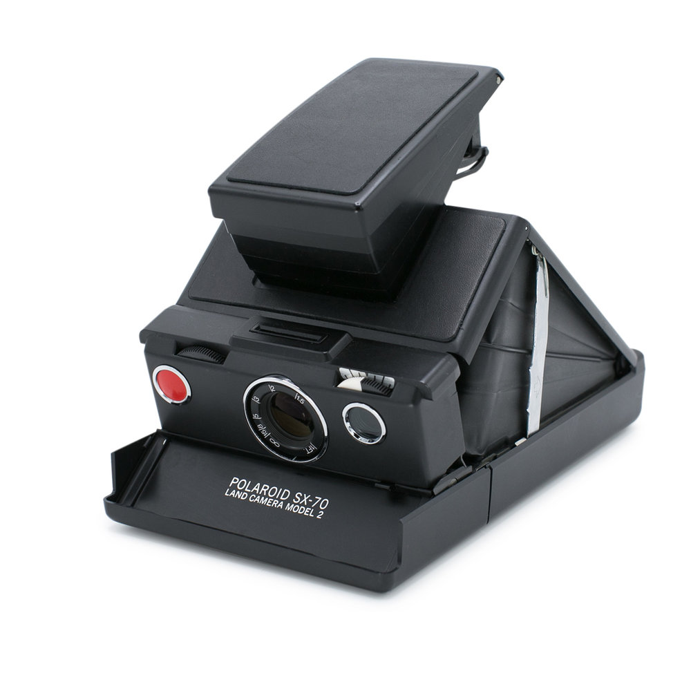 Berouw Verslinden warm Polaroid SX-70 Model 2, Black/Black — Brooklyn Film Camera