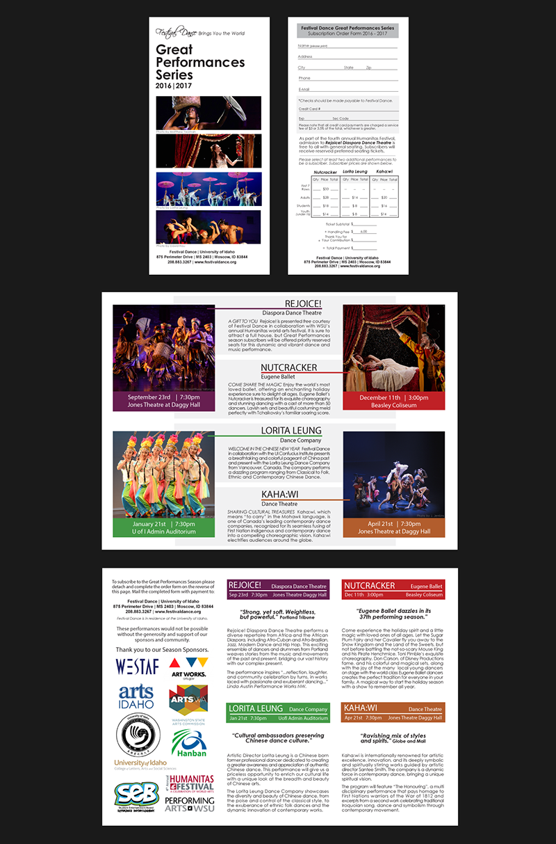 Great Performances Season 2016|2017 Subscriber Brochure