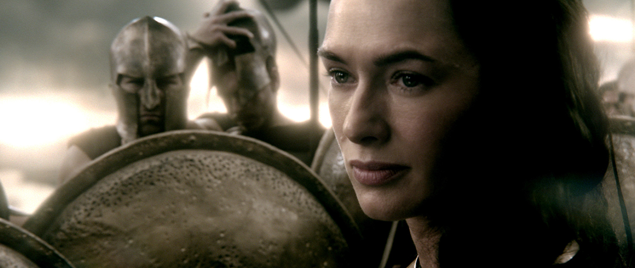 Lena Headey reprises her role as Queen Gorgo