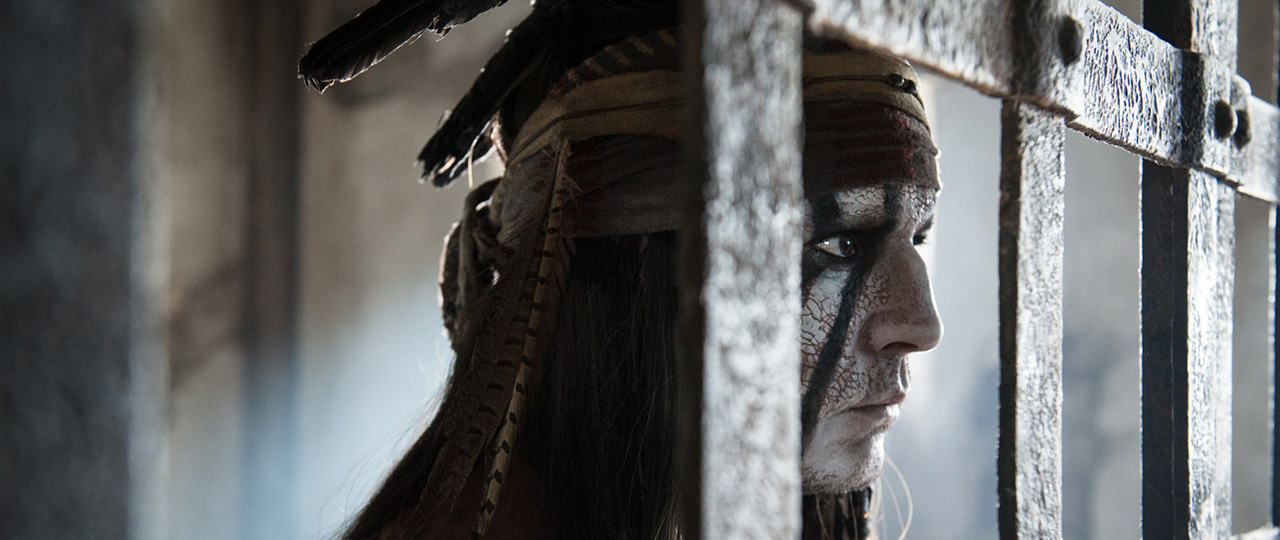 Johnny Depp as Tonto in The Lone Ranger