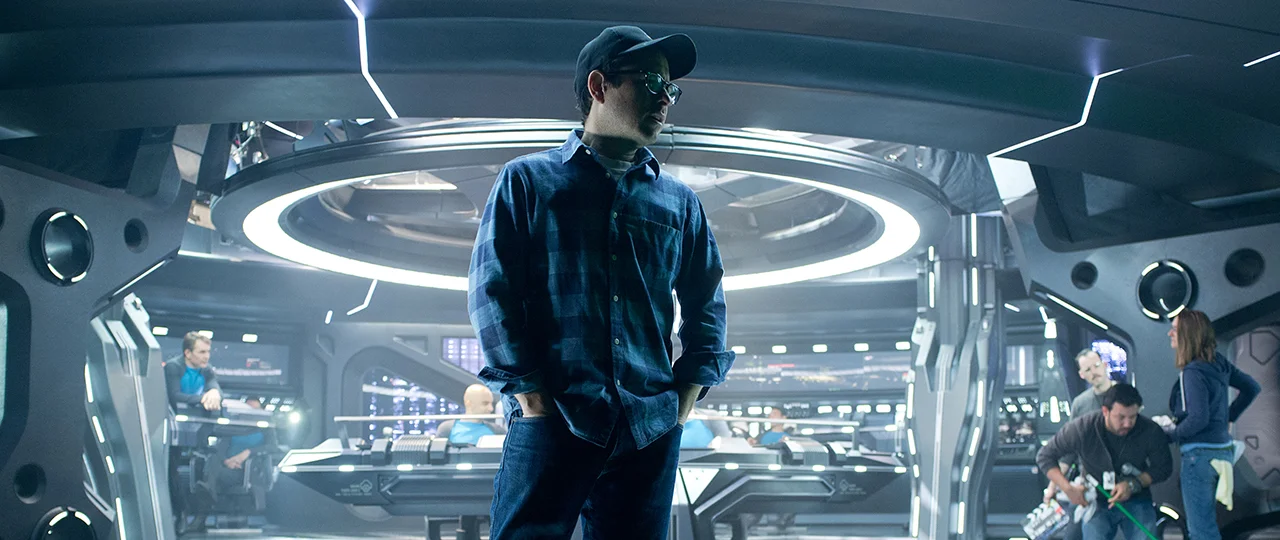 JJ Abrams on the set of Star Trek: Into Darkness (2014)