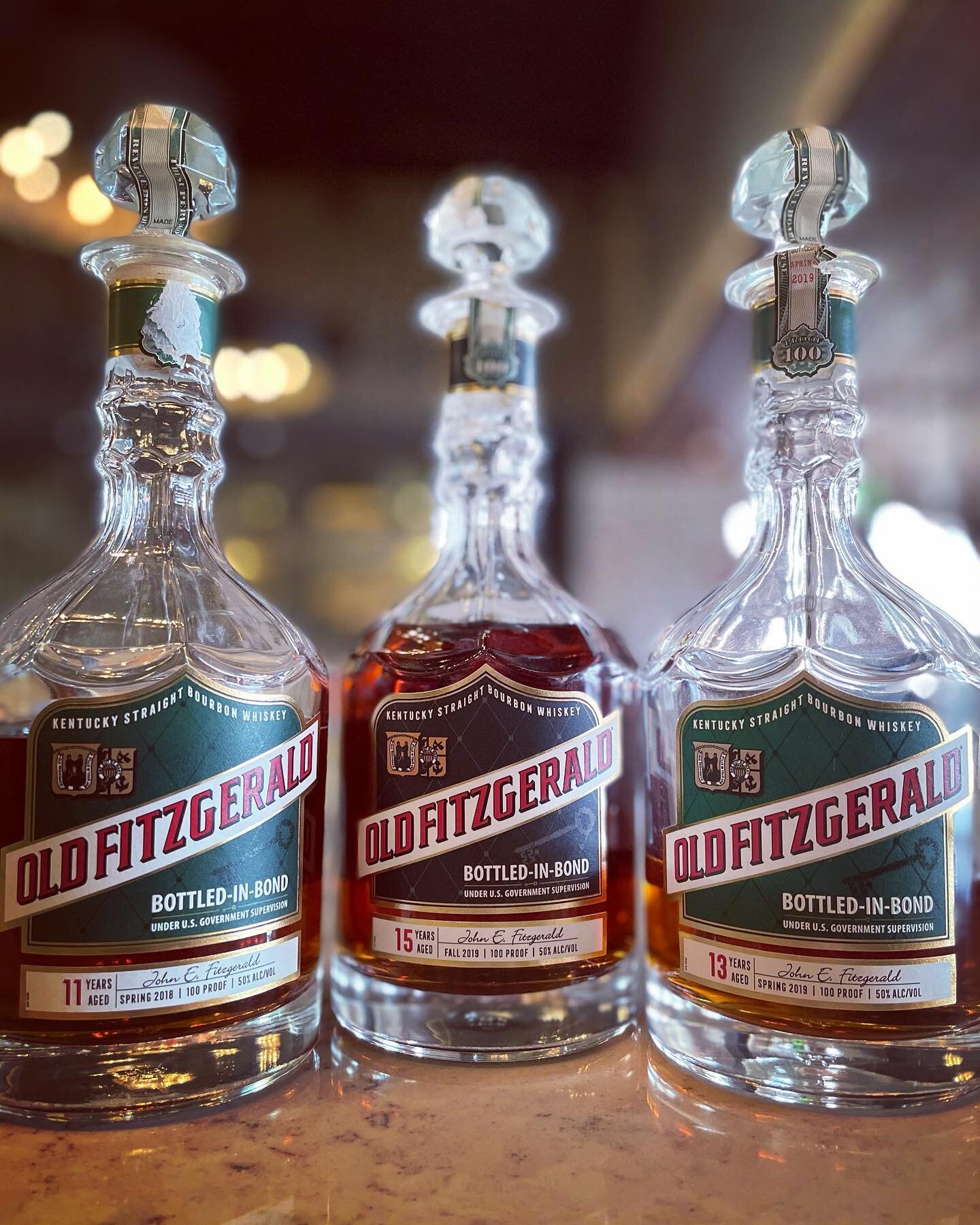 Old Fitzgerald Bourbon Flight
1oz pour of each:

Old Fitz Bottled in Bond 11YR, 13YR &amp; 15YR

Quantities are limited! Purchase with your curbside pick-up food and to place an order just click the &ldquo;reserve&rdquo; link in our profile.