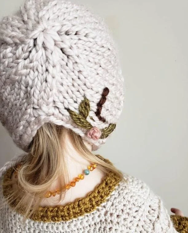 personalized winter hat baby