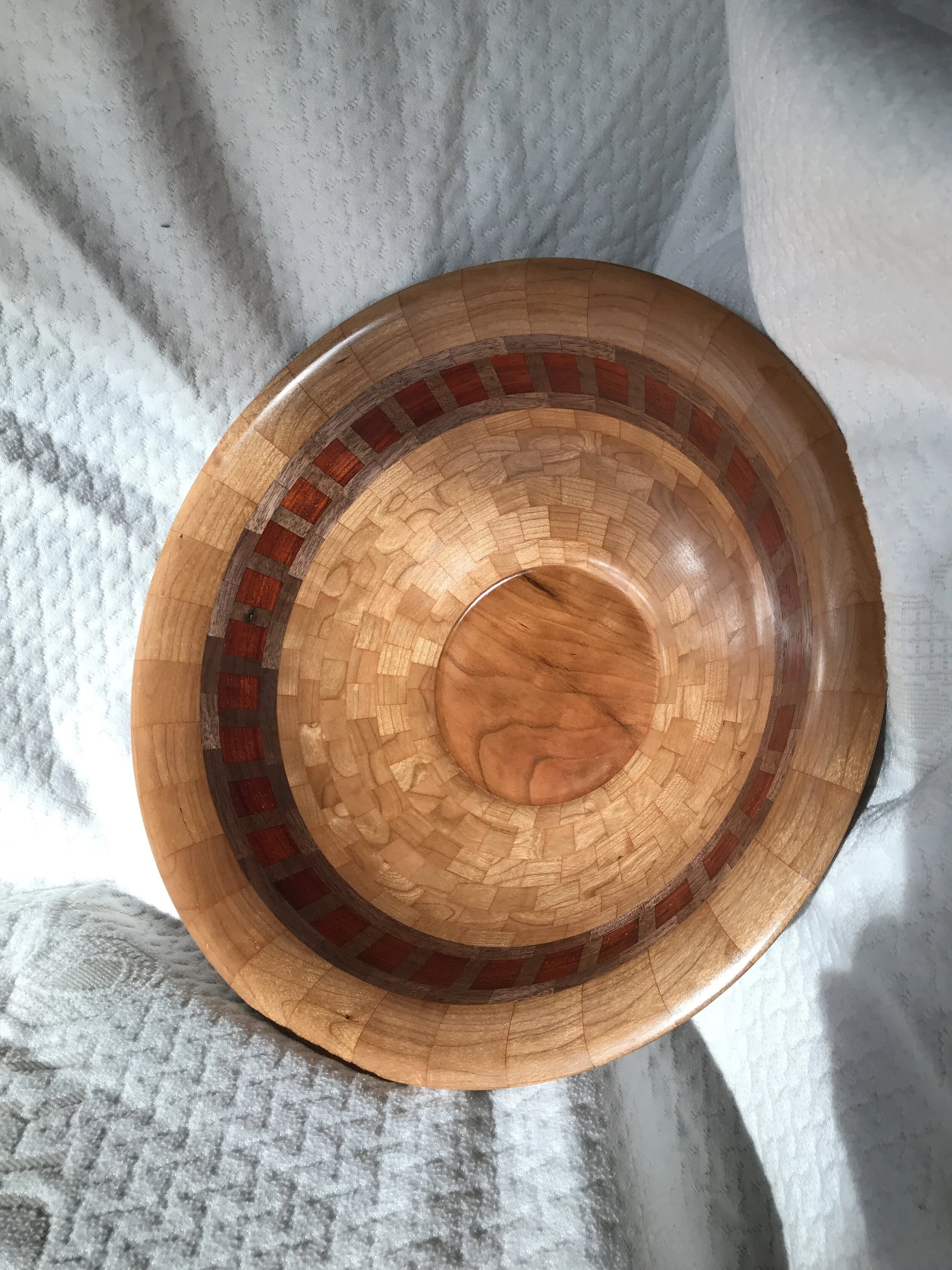 2189  cherry with walnut and paduak 