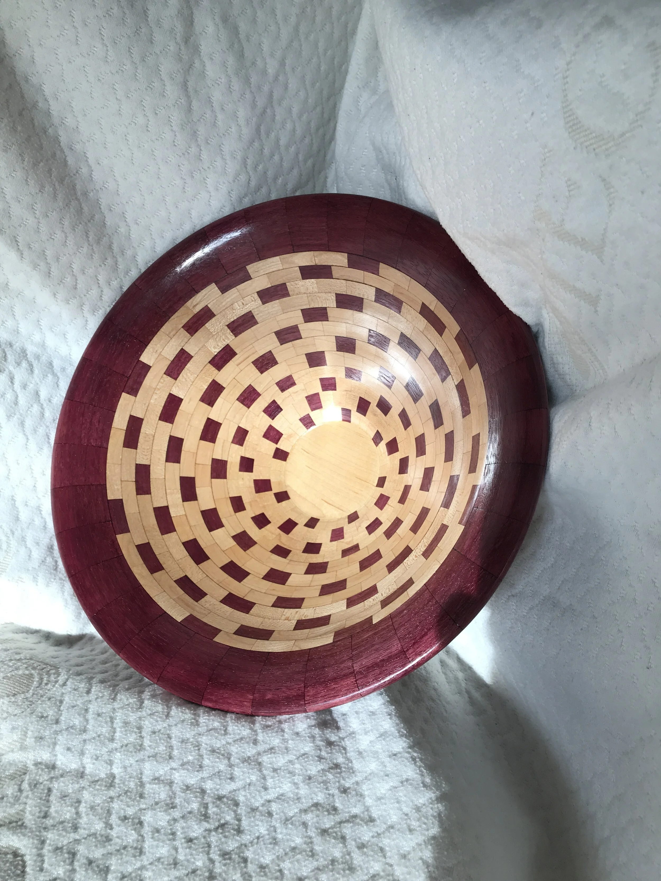 2185  maple and purpleheart 