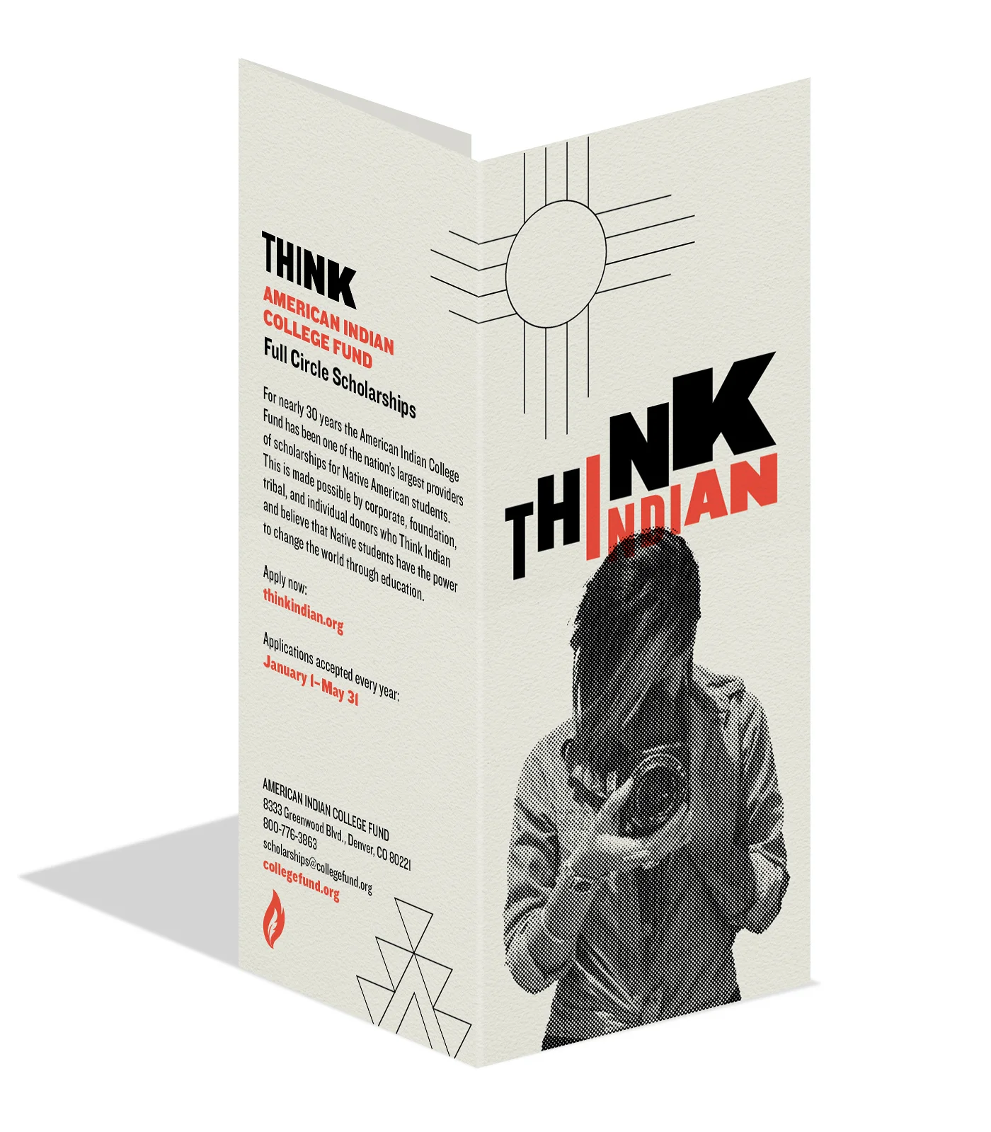 Tri-fold brochure outside cover 