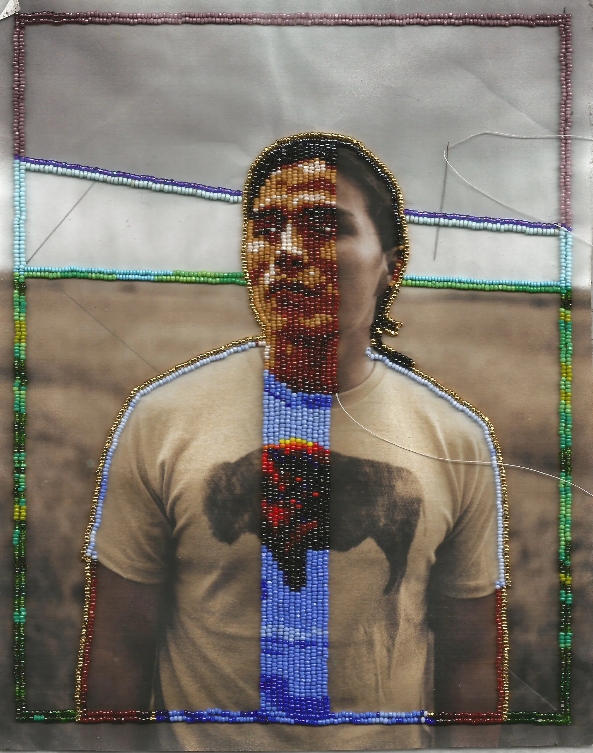  Marcus Amerman’s beading process  