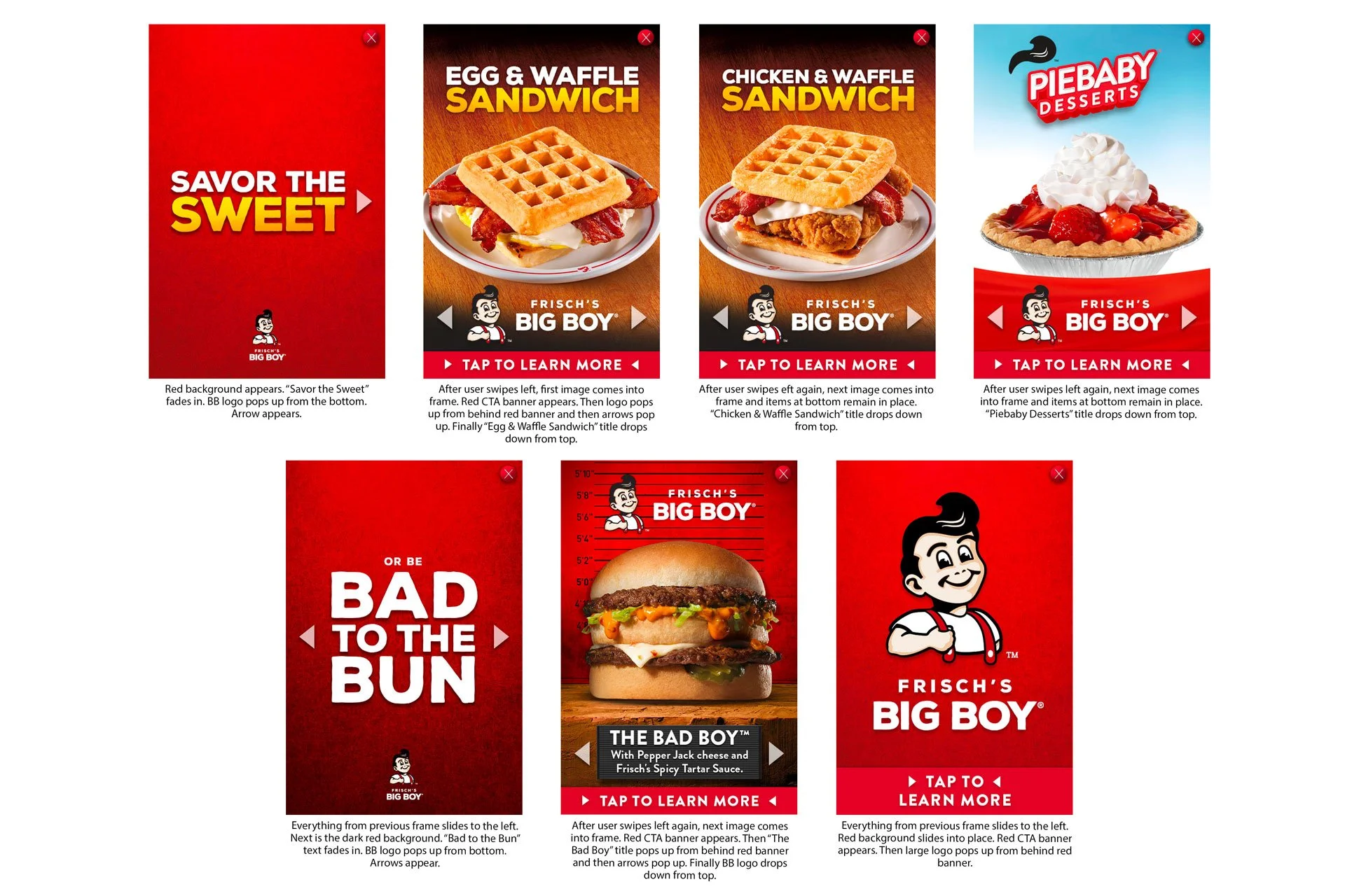 Frisch's Animated Banner Storyboard
