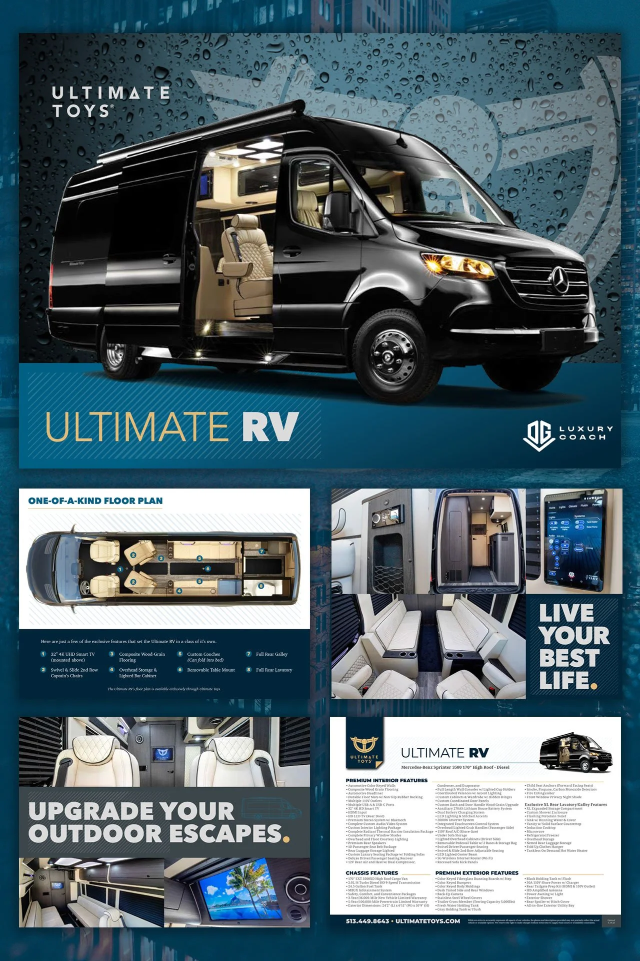 Ultimate Toys Brochure Design