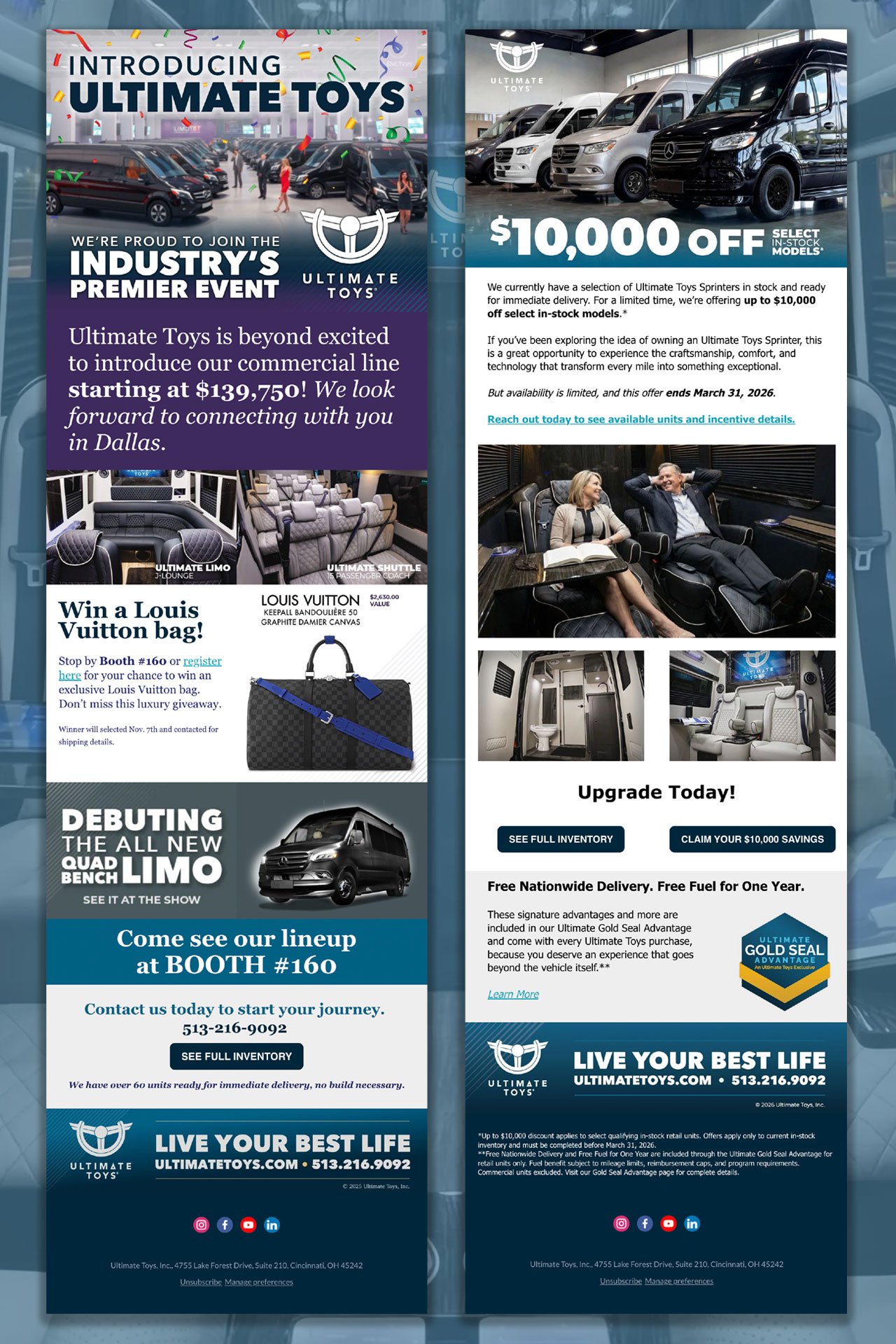 Ultimate Toys Email Marketing