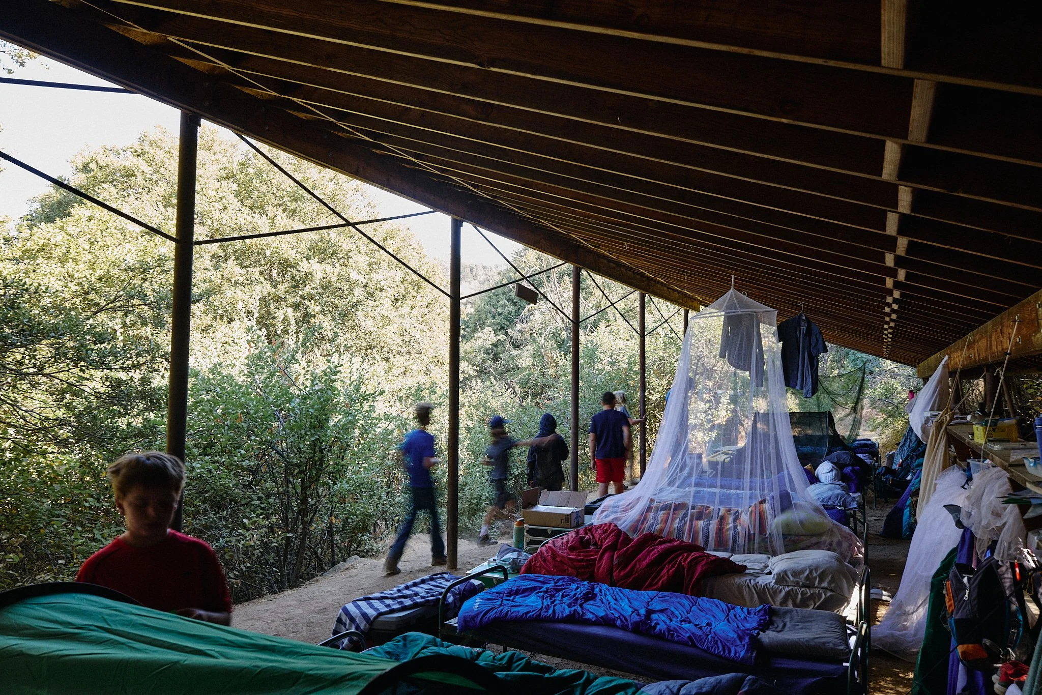 Our Open Air Sleeping Areas Let You See the Stars at Night!