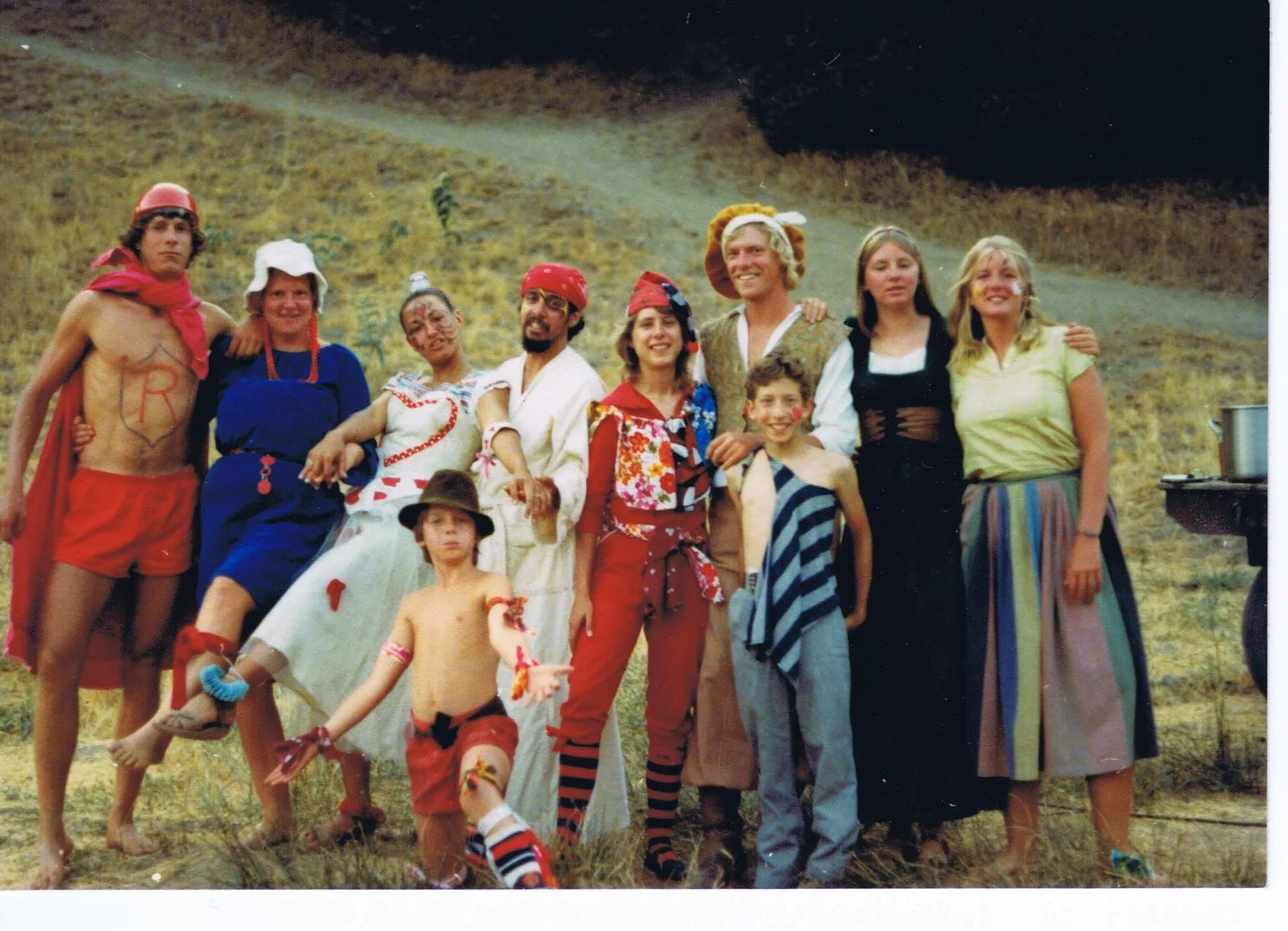 Vintage 1970s photograph of Jameson Ranch Camp — historic traditional summer camp in the Sierra Nevada, operating since 1934