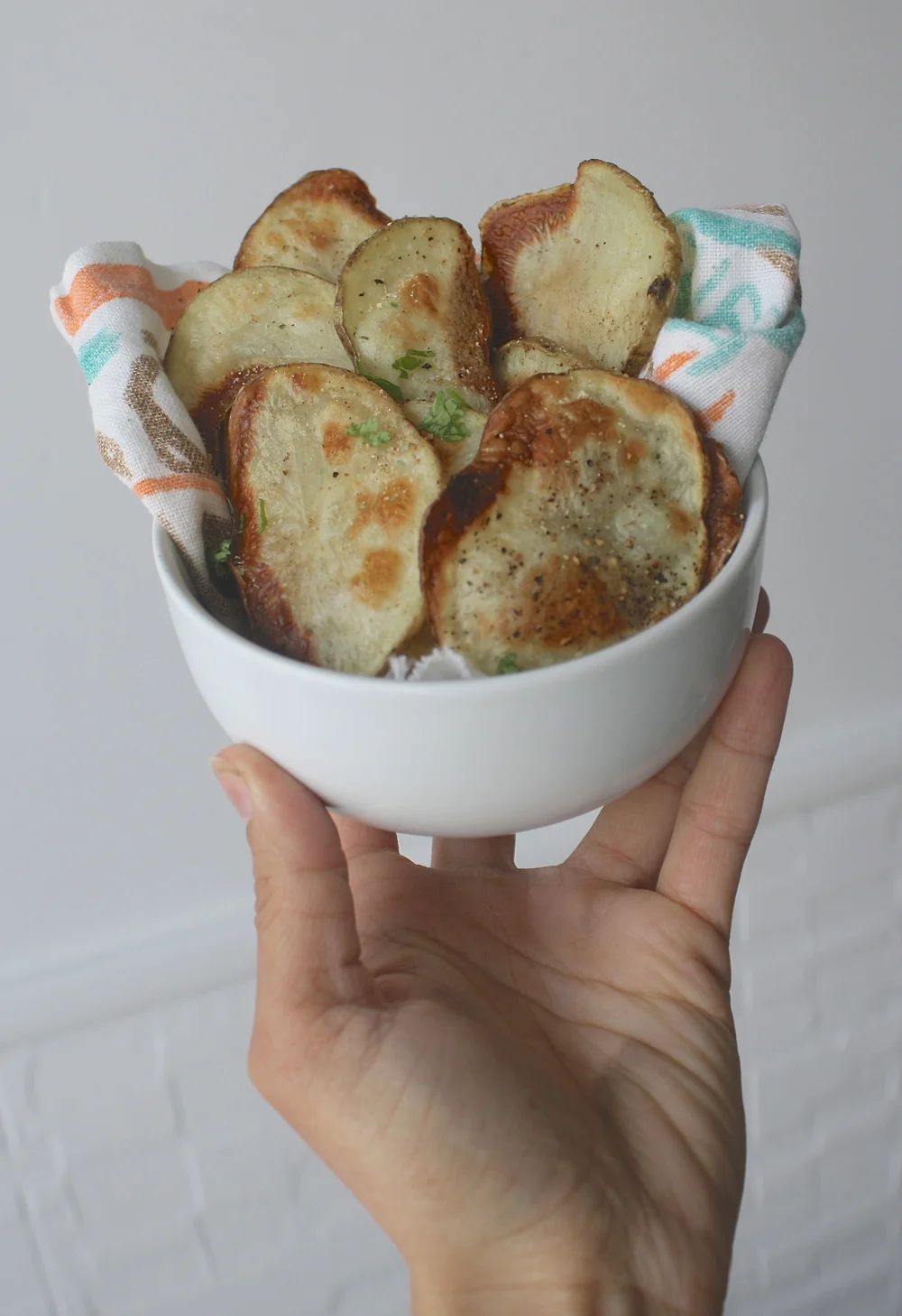 Palm oil free potato chips