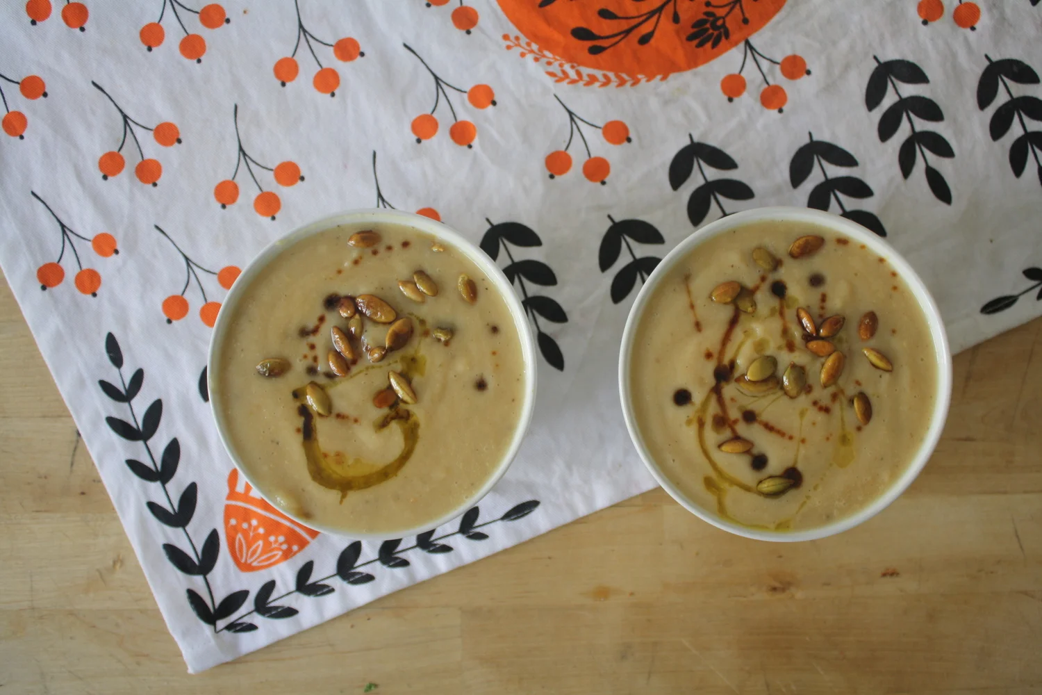 Rosemary parsnip and white bean soup