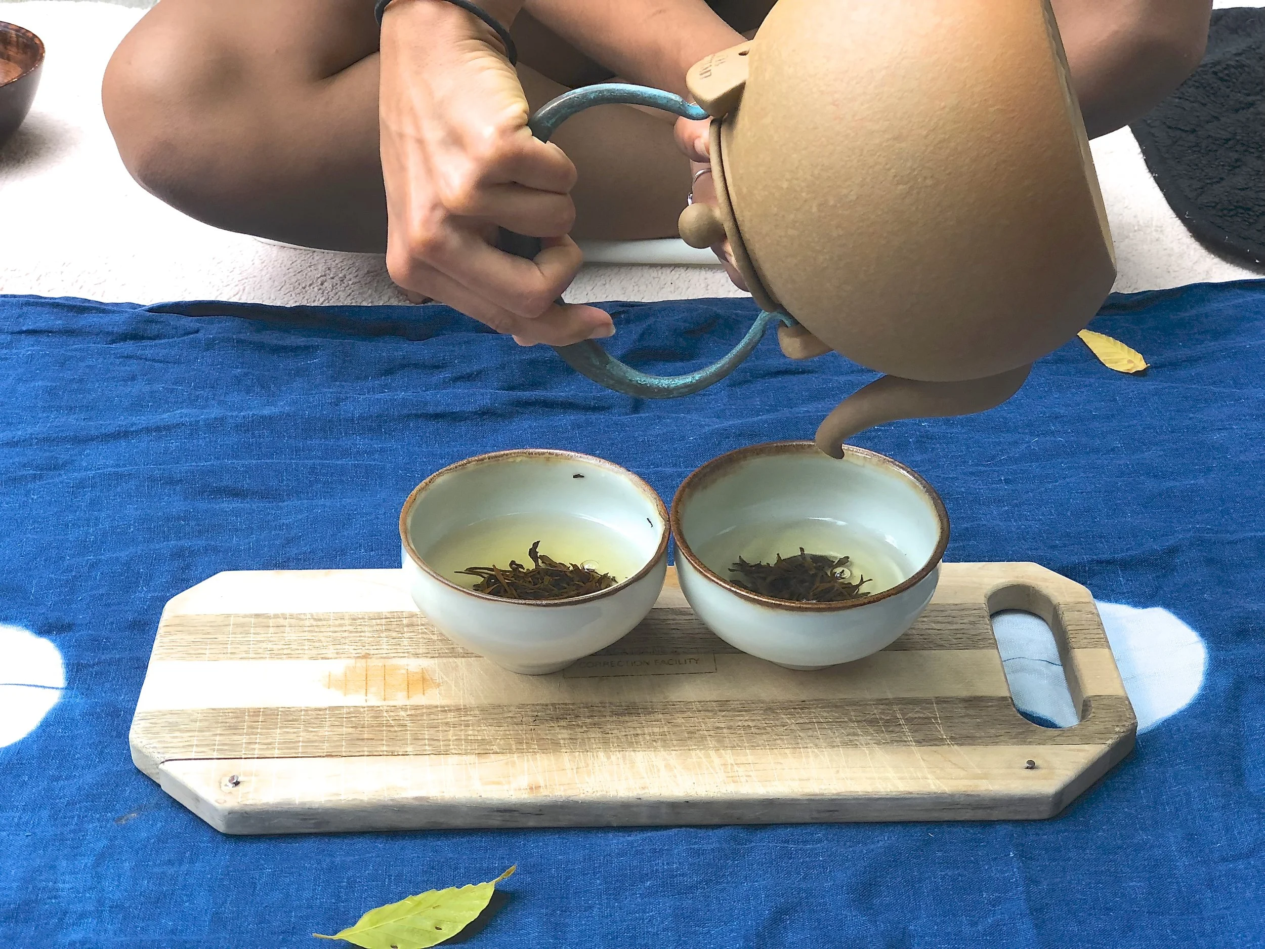 Photo by Amanda Blair of a beautiful tea ceremony we had when things fell through with a situation. The tea ceremony brought us calm, rebalance, and joy!