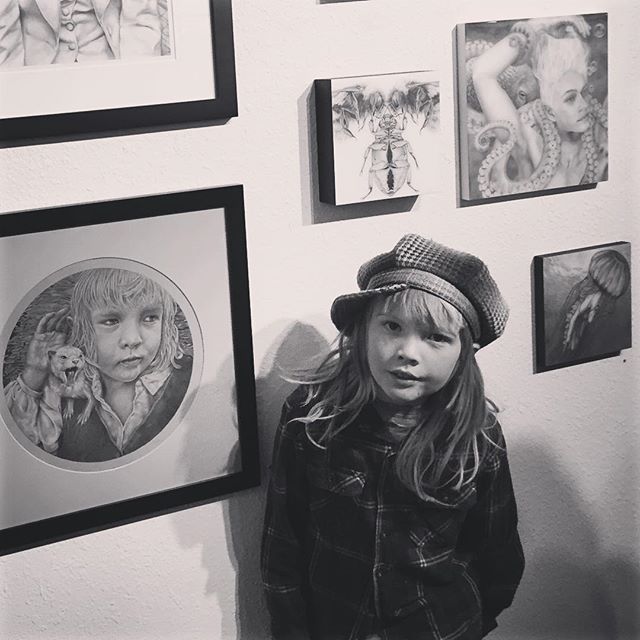 A big thank you to everyone who came out last night to the Collector&rsquo;s Eye! (Including my nephew Emmet who came to see his portrait). If you haven&rsquo;t seen the show, it will be open this week by appointment at Offroad Productions.