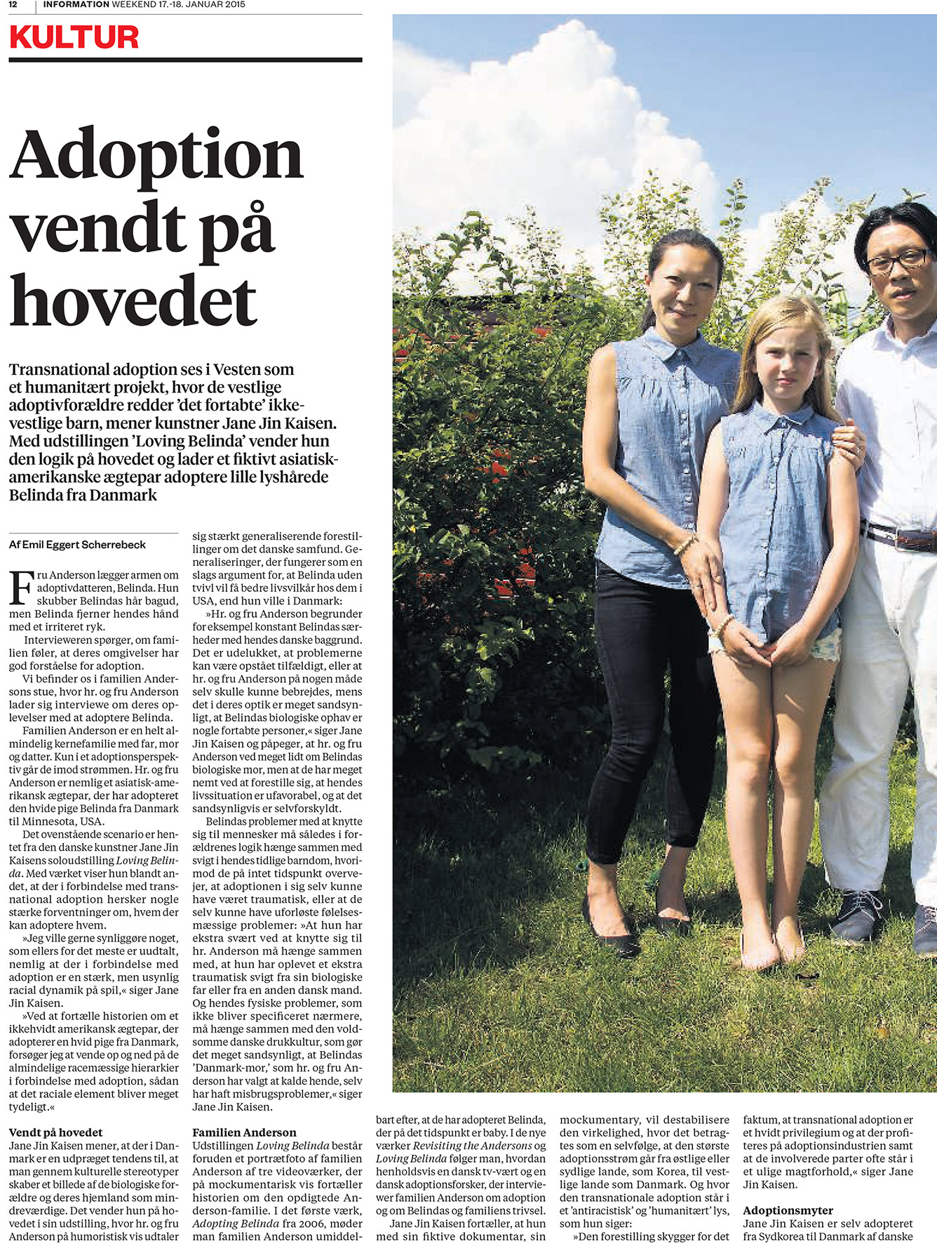  Newspaper article, Information, Denmark 