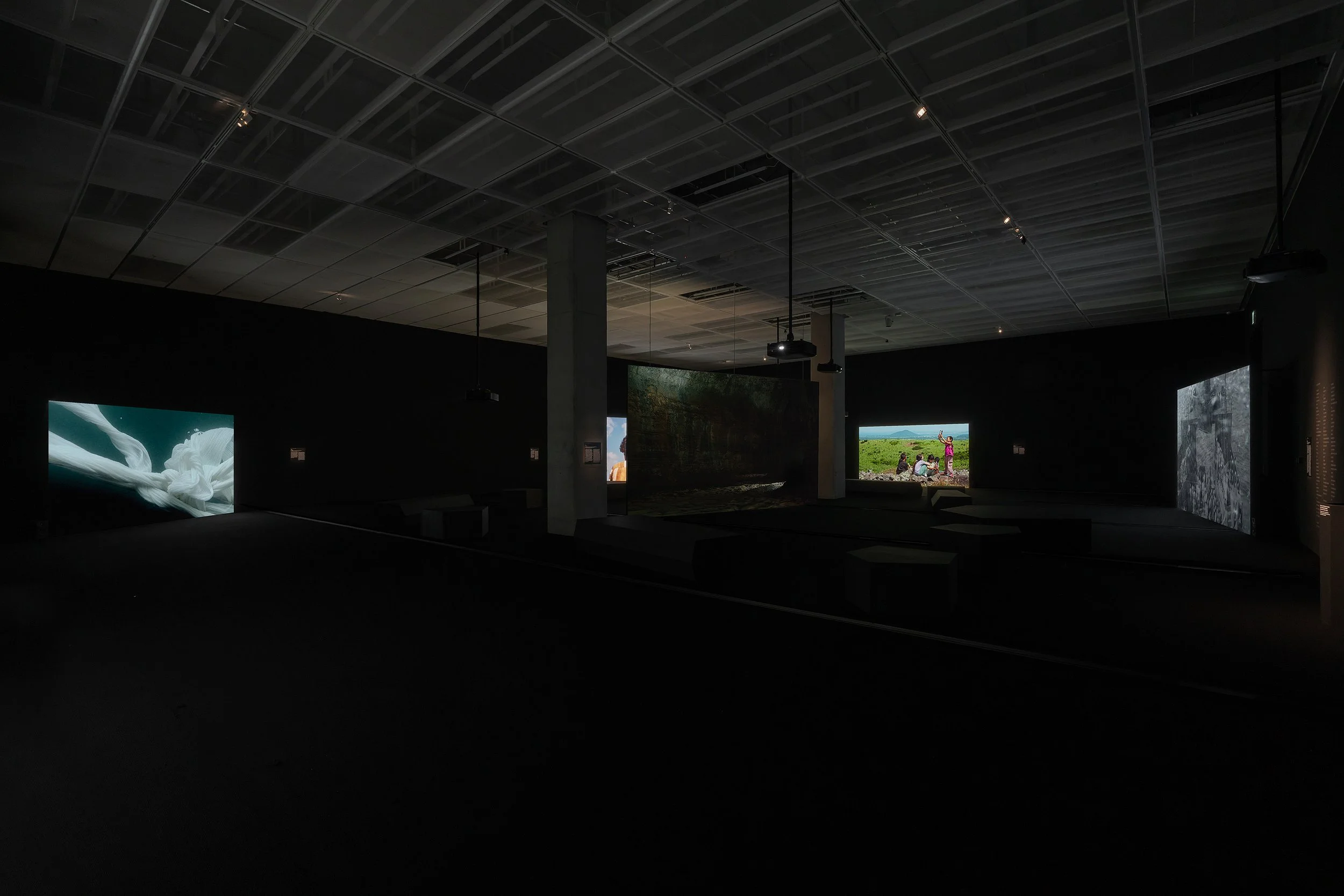 Installation view: Ieodo (Island Beyond the Sea), Korea Artist Prize 2024, Museum of Modern and Contemporary Art Korea. Photo: CJY ART STUDIO