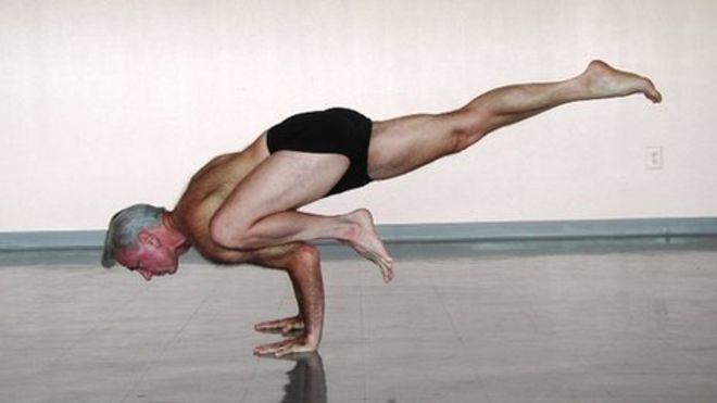 The yoga boss who won't change his methods to get more customers - BBC