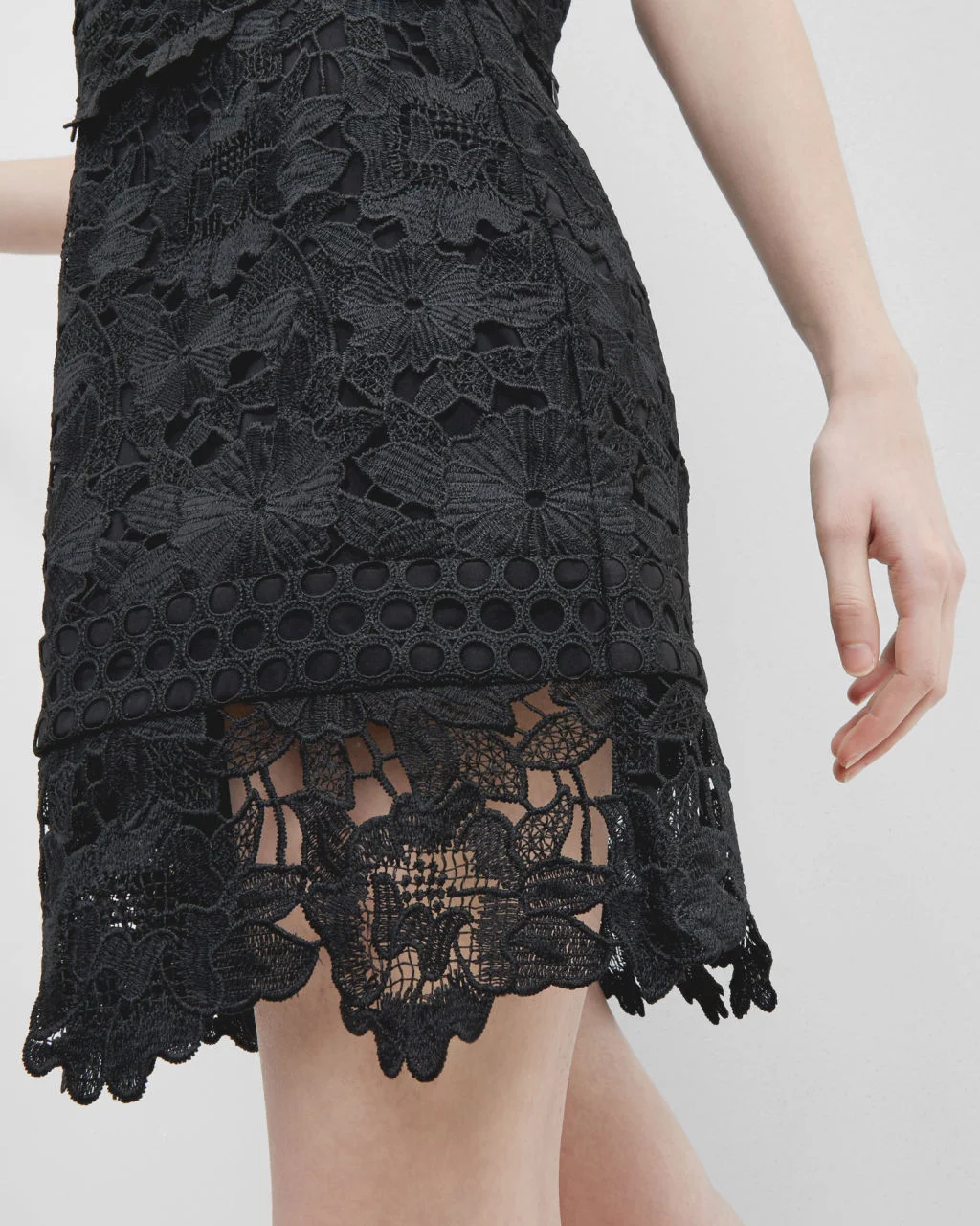 Ted Baker // BEAY Lace Mini Skirt // $259